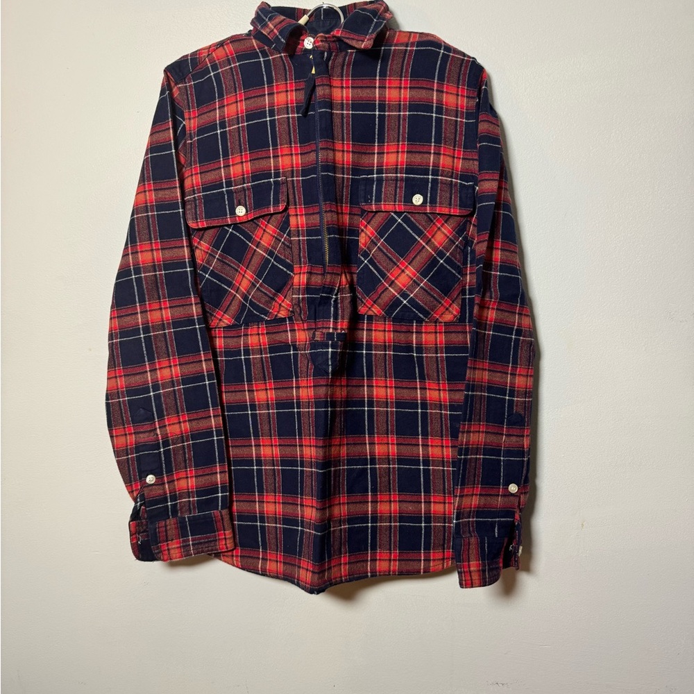 J Crew Plaid Flannel Shirt - Red and Black